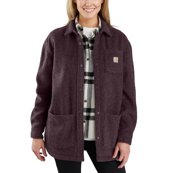 CARHARTT Women's 105988 Loose Fit Fleece Shirt Jacket