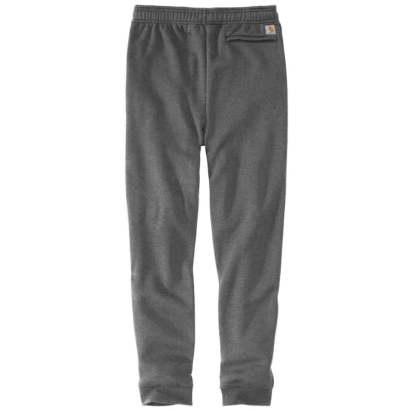 CARHARTT Men's 105899 Relaxed Fit Midweight Tapered Logo Graphic Sweatpant, Extended Sizes