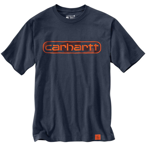 CARHARTT Men's 106043 Loose Fit Heavyweight Short-Sleeve Camo Logo Graphic T-Shirt, Extended Sizes