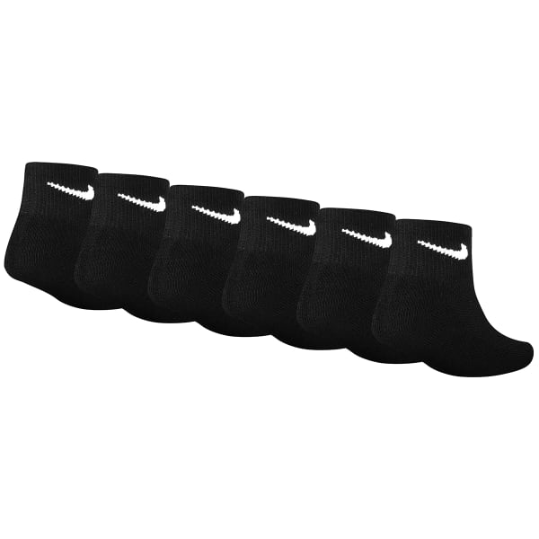 NIKE Boys' Cushion Ankle Socks - 6 Pack