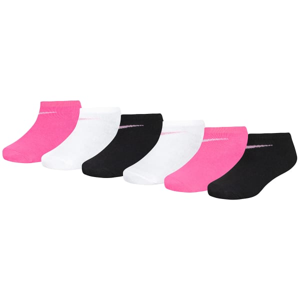 NIKE Girls' Low Cut Socks - 6 Pack