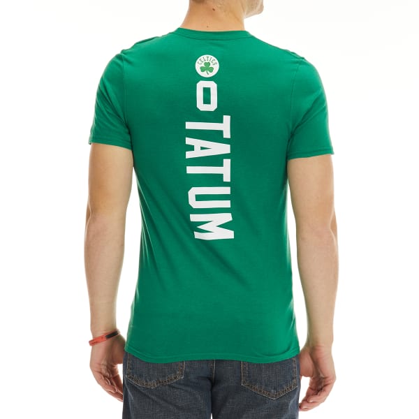 BOSTON CELTICS Men's Jayson Tatum #0 Name & Number Short-Sleeve Tee