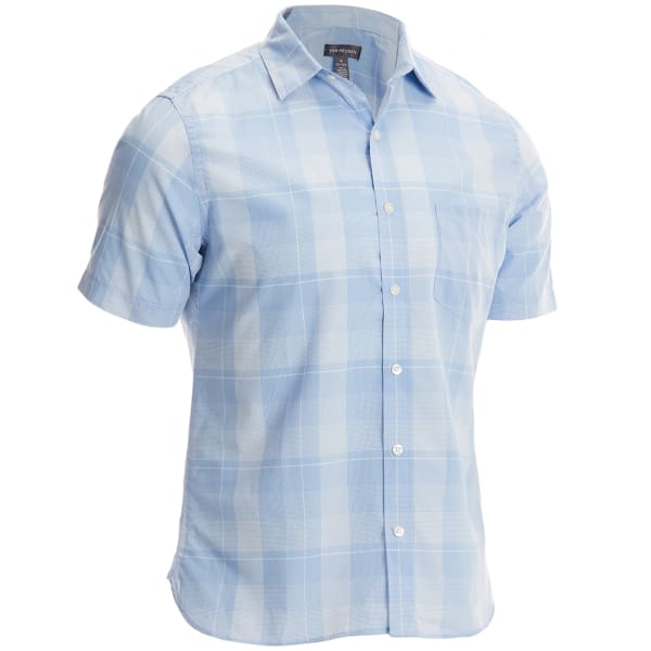 VAN HEUSEN Men's Essential Short-Sleeve Button-Down Shirt