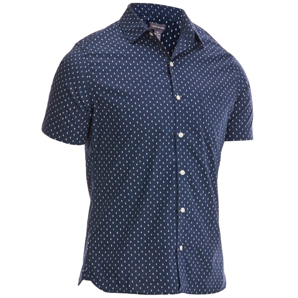 VAN HEUSEN Men's Essential Short-Sleeve Button-Down Shirt - Bob’s Stores