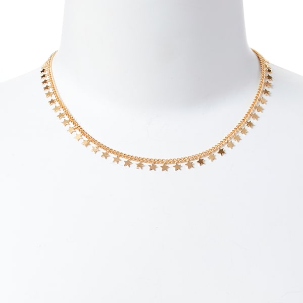 CHARMING CHARLIE Gold Star Necklace