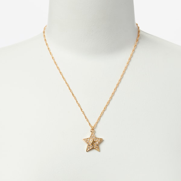 CHARMING CHARLIE Gold Star Necklace