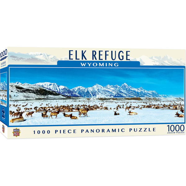 MASTERPIECES PUZZLE CO, Elk Refuge 1000 Piece Puzzle