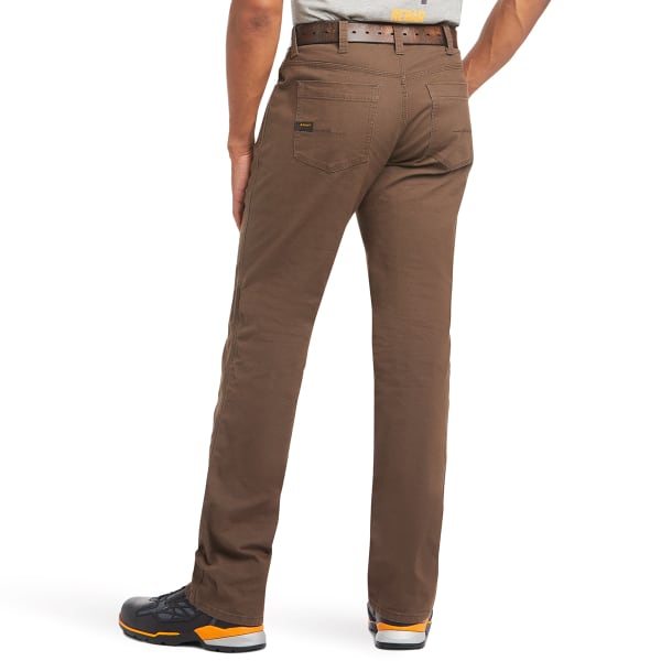 ARIAT Men's Rebar M4 Low Rise DuraStretch Made Tough Stackable Straight Leg Pants