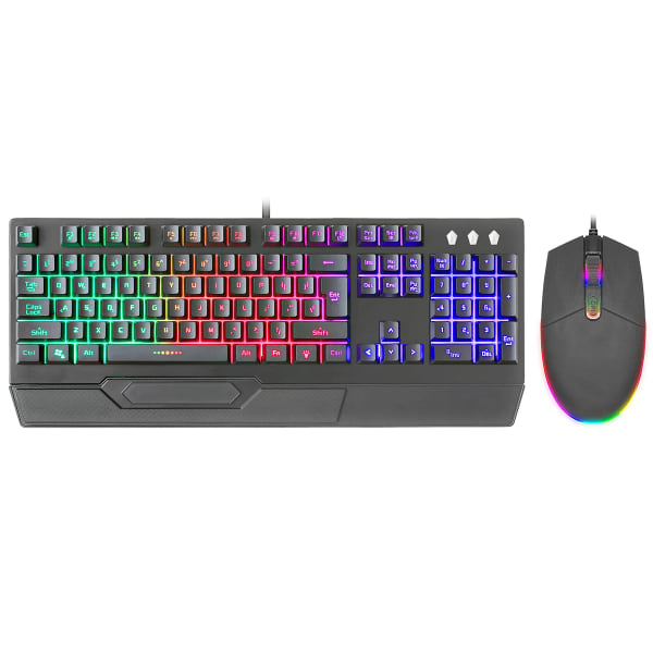 SENTRY Wired RGB Gaming Keyboard w/ Mouse