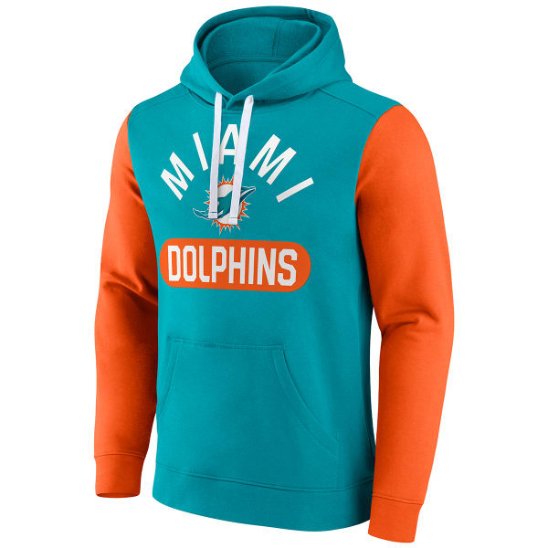 MIAMI DOLPHINS Men's Fanatics Extra Point Pullover Hoodie