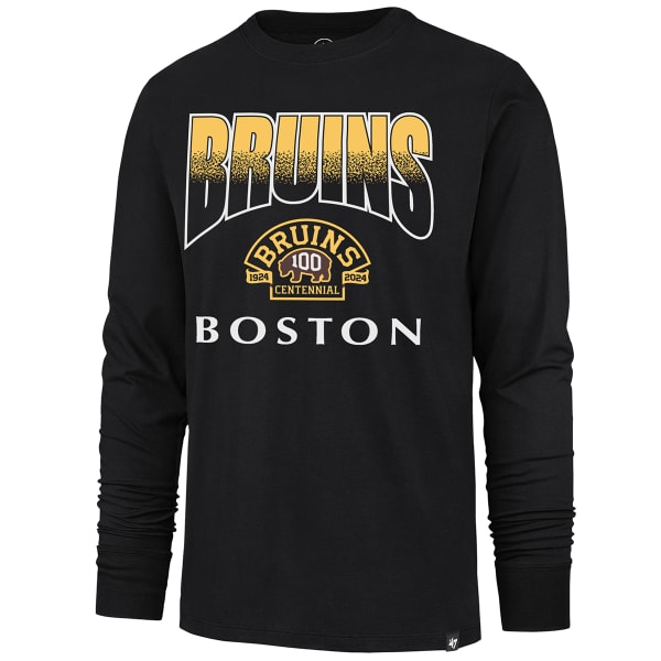 BOSTON BRUINS Men's Anniversary Long-Sleeve Franklin Tee