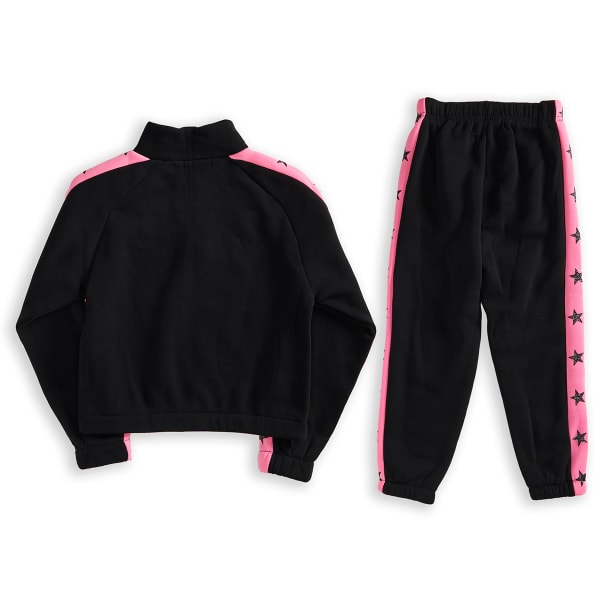 L4LOL! Girls' 4-6X Fleece Star Set, 2 Piece