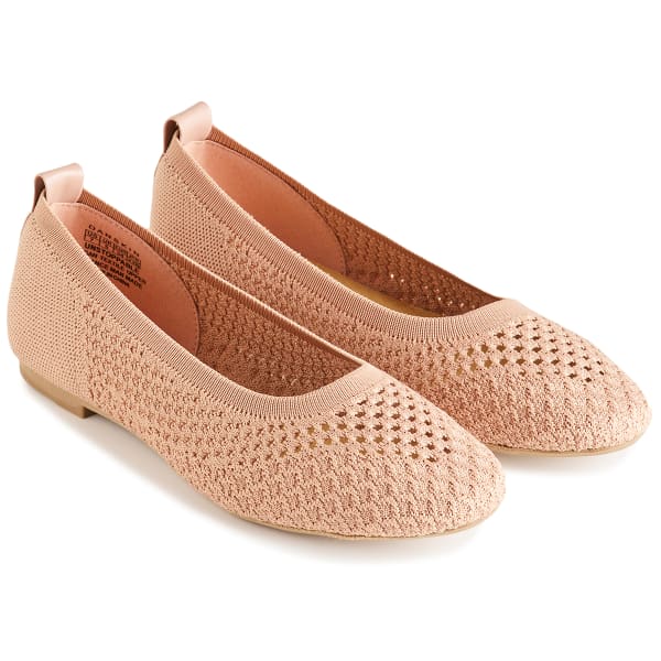 DANSKIN Women's Unstoppable Knit Ballet Flat