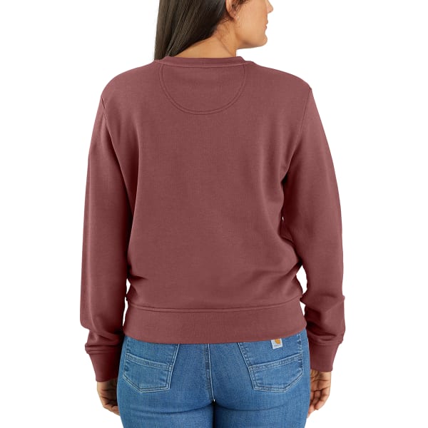 CARHARTT Women's Tencel Fiber Series Relaxed Fit Crewneck Sweatshirt