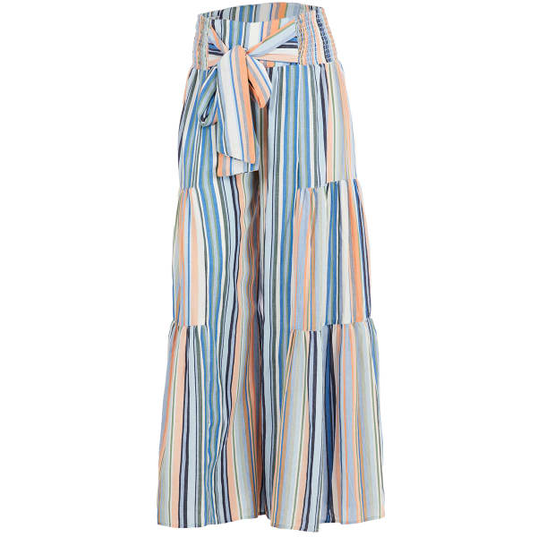 ANGIE Juniors' Wide Leg Pants w/ Belt Tie