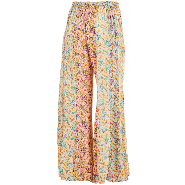 ANGIE Juniors' Wide Leg Tie Front Pants