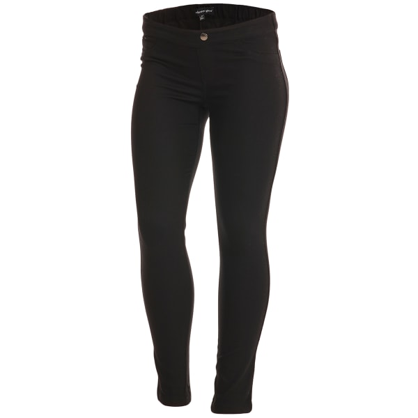 AMBIANCE Juniors' Cotton Twill Skinny Pants