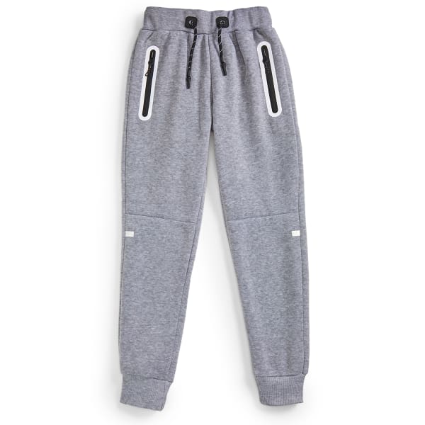 XS APPAREL Boys' Fleece Joggers w/ Reflective Details