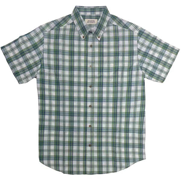 NORTH HUDSON Men's Yarn Dyed Plaid Shirt