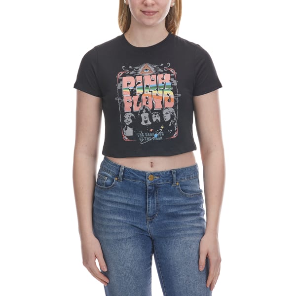 HYBRID Juniors' Pink Floyd Meet & Greet Short-Sleeve Graphic Tee