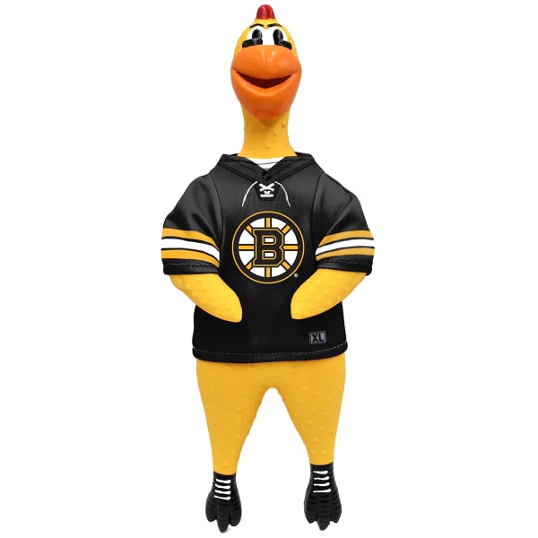 BOSTON BRUINS Rubber Chicken Pet Toy