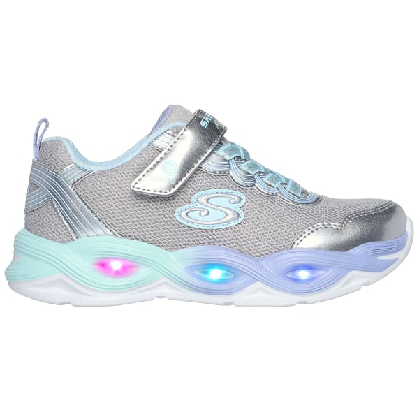 SKECHERS Girls' S-Lights: Twisty Glow Shoes