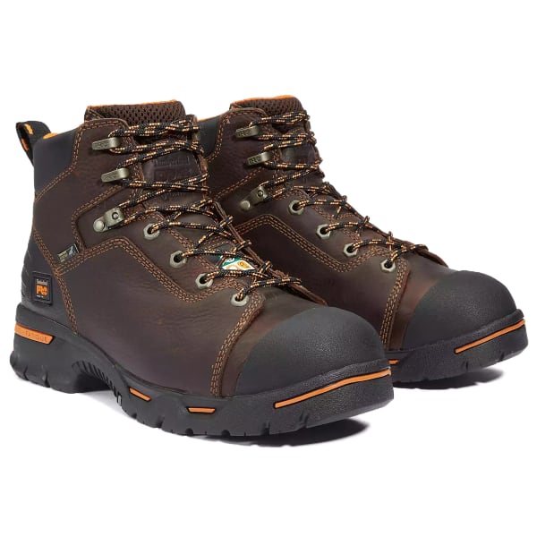 TIMBERLAND PRO Men's Endurance 6" Steel Toe Waterproof Work Boots