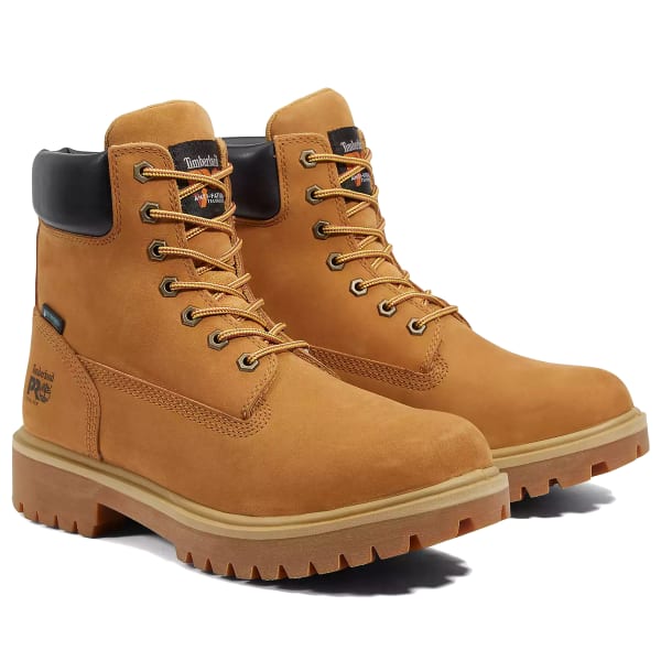 TIMBERLAND PRO Men's Direct Attach 6" Steel Toe Waterproof Work Boots