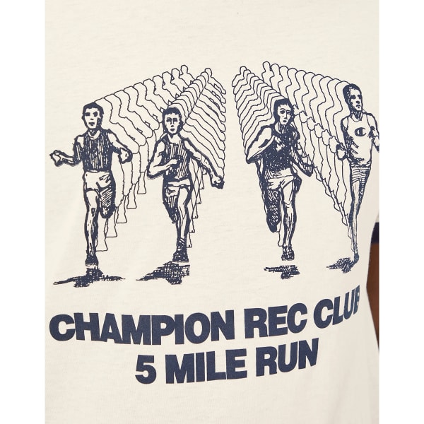 CHAMPION Men's Classic Ringer Short-sleeve Graphic Tee