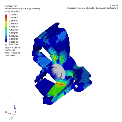 Vehicle Hub Carrier Topology Optimization
