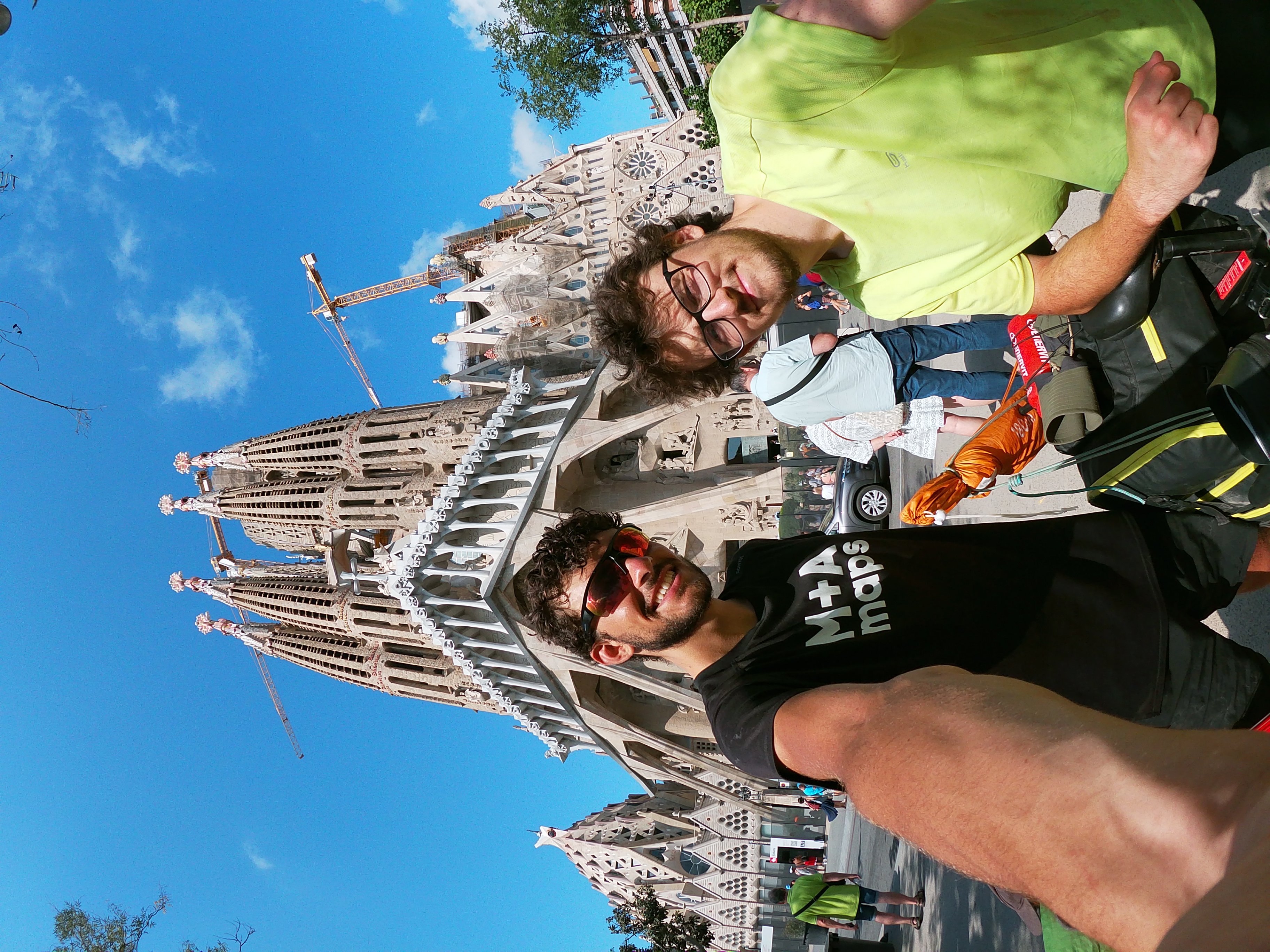 Me and Spazio in front of Sagrada Familia