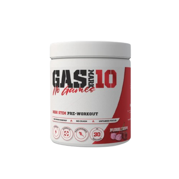Gas Mark 10 No Games – High Stim ONLY PreWorkout