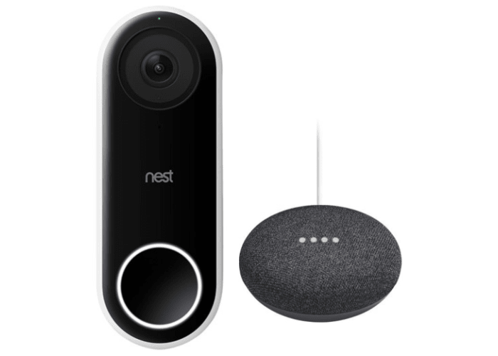 Nest Hello + Google Home Mini