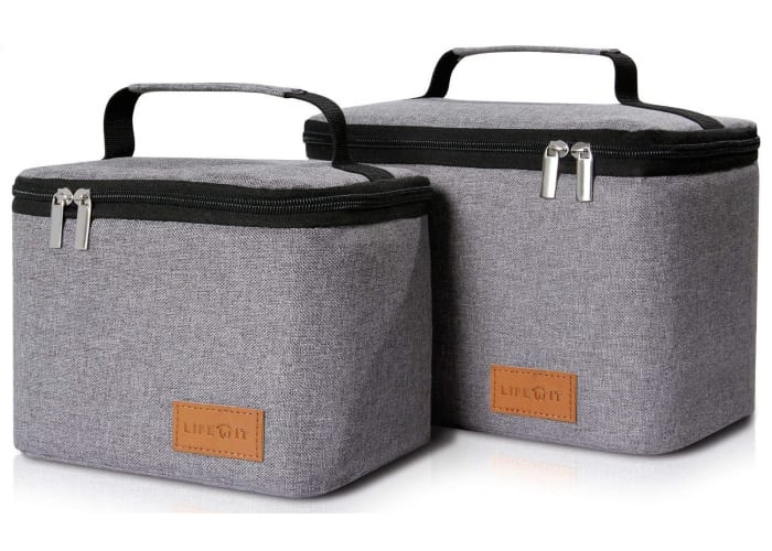 2-pk Insulated Lunch Boxes