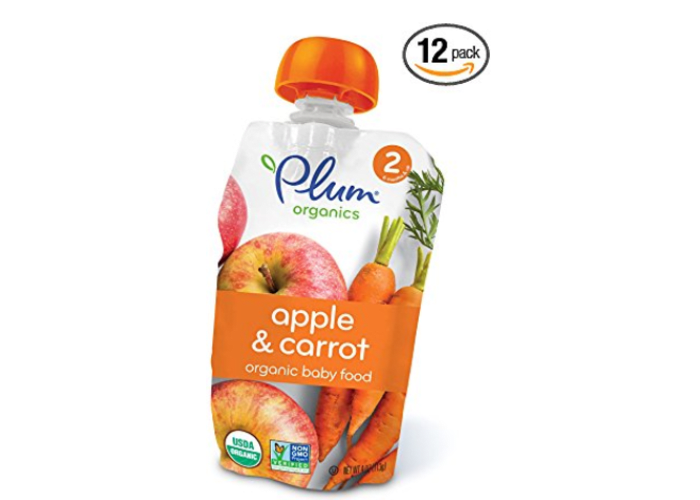 12-pk 4-oz Plum Organics Baby Food
