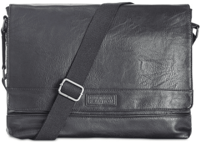 Kenneth Cole Pebbled Messenger Bag