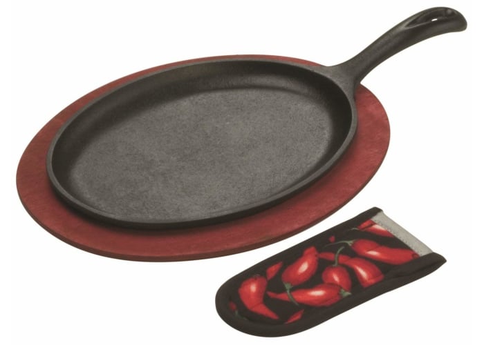 Lodge Cast Iron Fajita Set