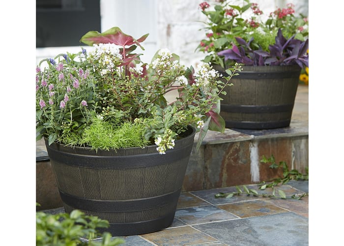 21" Whiskey Barrel Planter
