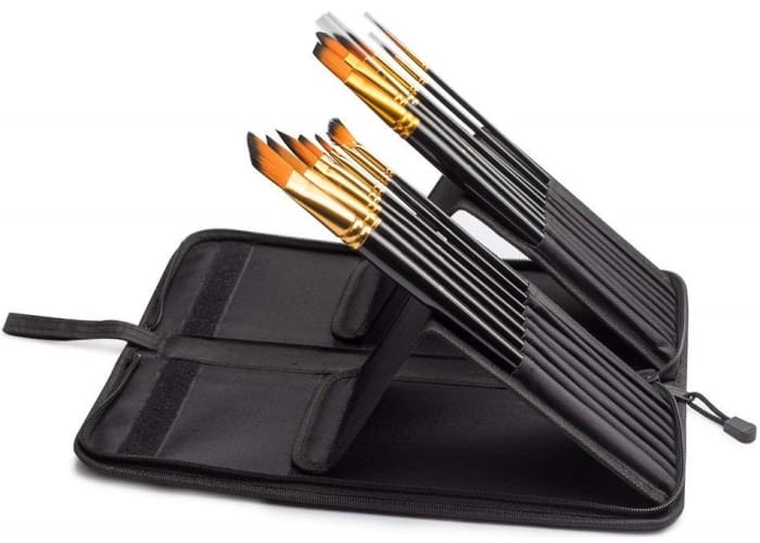 18-pc Shuttle Art Paint Brush Set