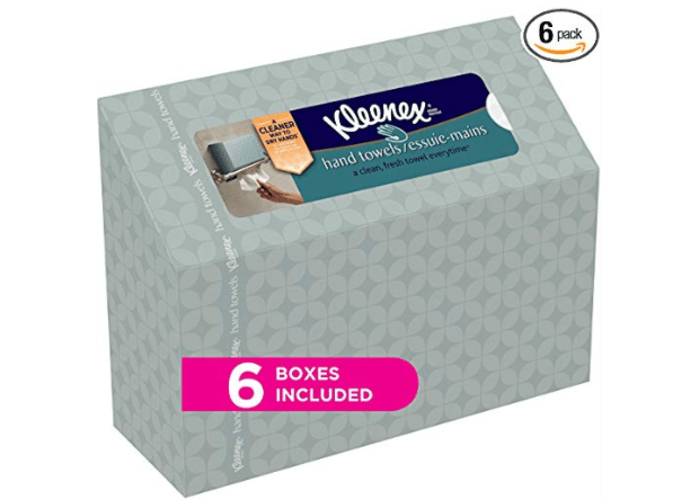 6-pk of 60 Kleenex Hand Towels