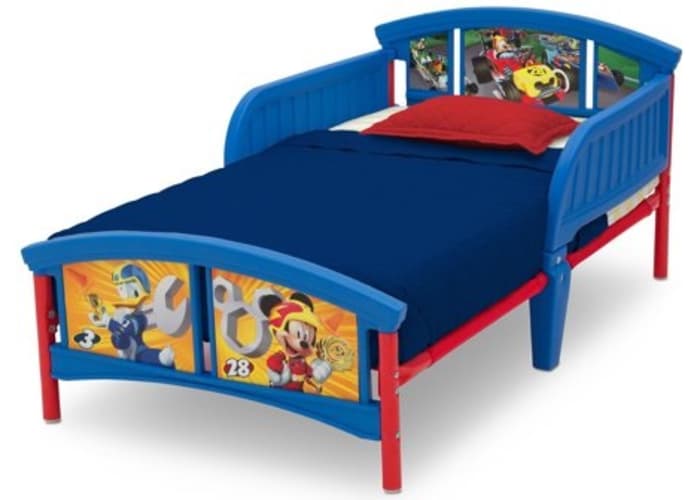 Disney Mickey Mouse Plastic Toddler Bed