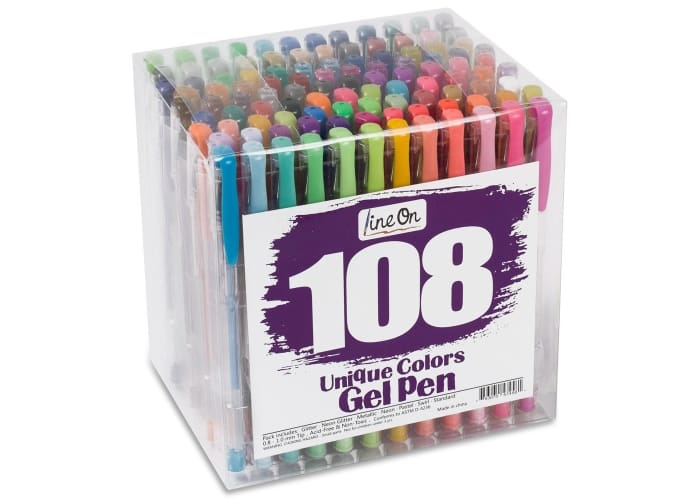 108-pc Color Gel Pens Set