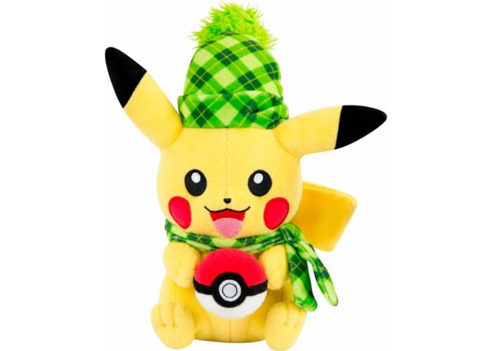 8" Holiday Pikachu Plush