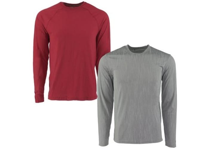 2-Pack Champion Men's Long Sleeve Shirt 