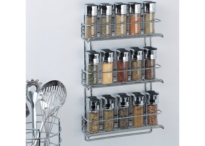 3-Tier Wall-Mounted Spice Rack 