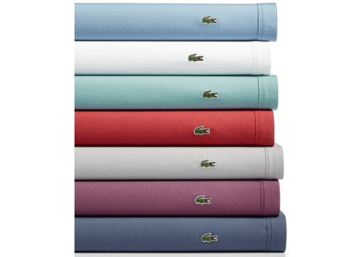 LaCoste Cotton Percale 4-pc Sheet Sets