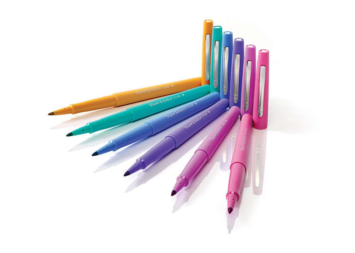 12-Pack Paper Mate Flair Felt Tip Pens 