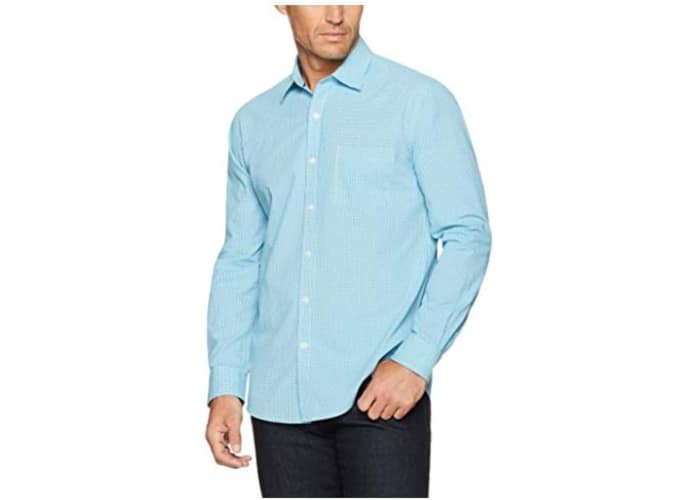 Men's Regular-Fit Long-Sleeve Gingham Shirt
