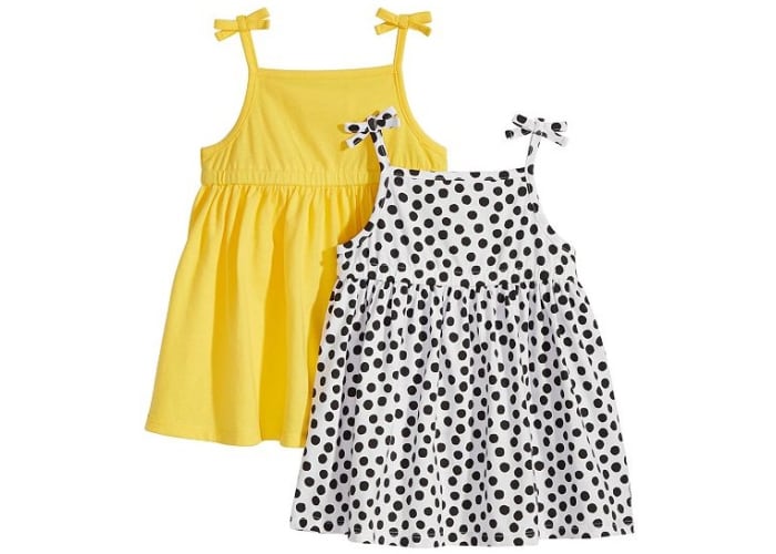 2-Pack Infant Cotton Sundresses