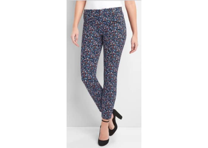 Gap Skinny Floral Ankle Pants